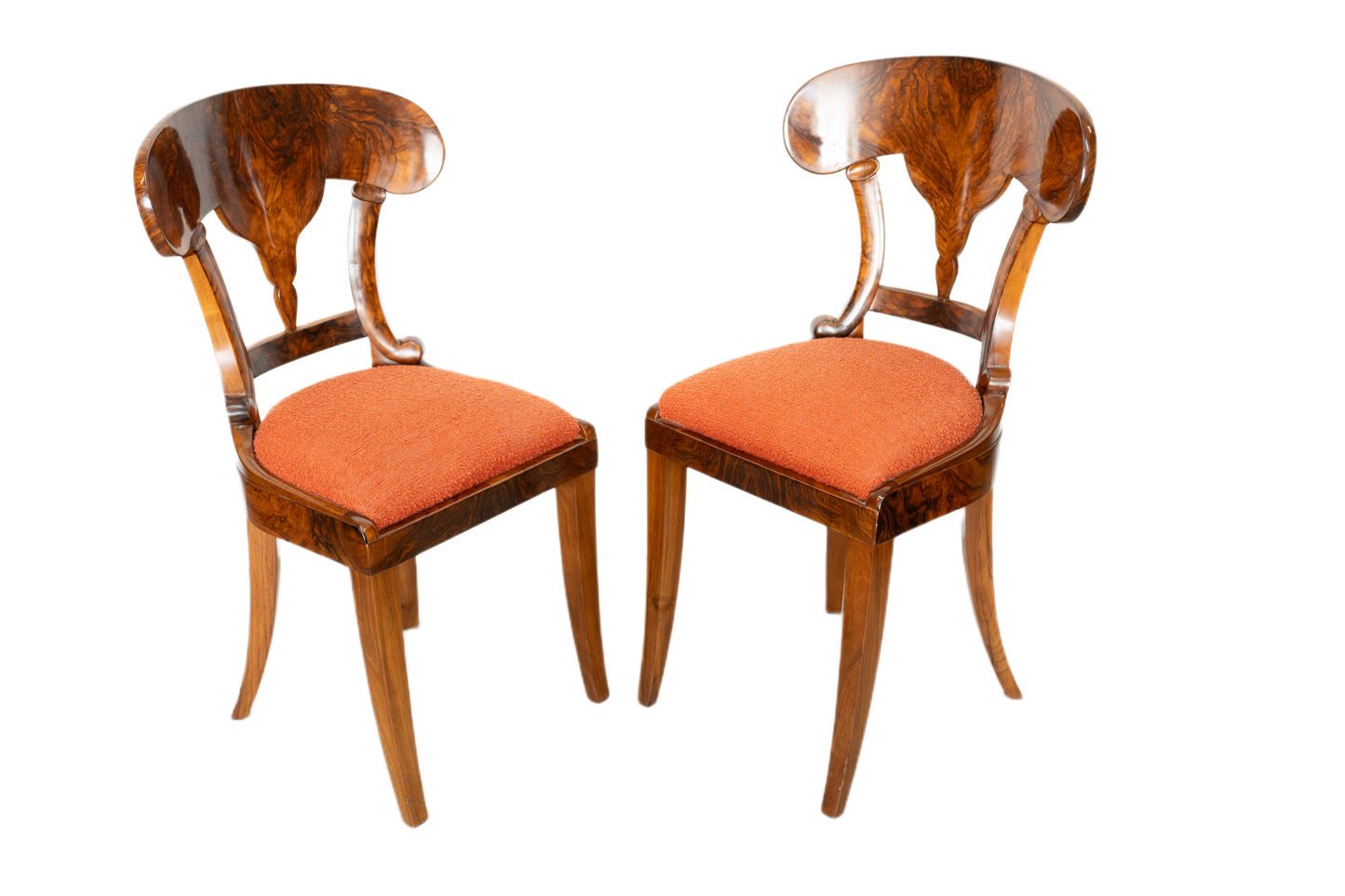 Biedermeier-Stühle (6er Satz) (Schaufelstühle)