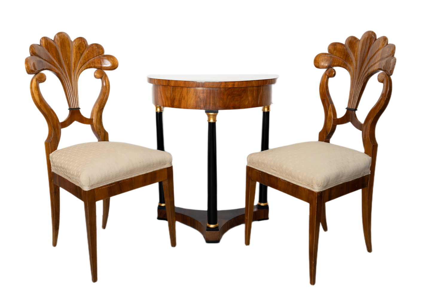 Biedermeier-Stühle (4er Satz) (Schaufelstühle)